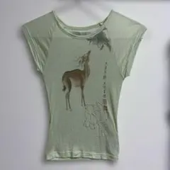 SCULPTOR Zen Deer Tee Mint Tシャツ ミント XSのサムネイル