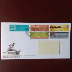イギリス スポーツ 2002年 初日カバー 外国切手 海外切手