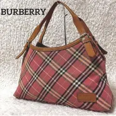 ✨希少✨レア色 バーバリー ハンドバッグ ノバチェック 肩掛け可能 レザータグ