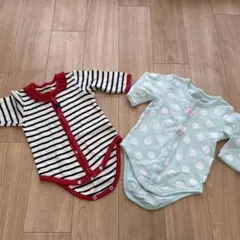 週末限定値下げ　女の子　60cm 70cm ロンパース・カバーオール 2点セット