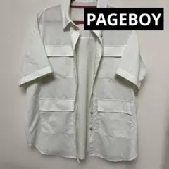 PAGEBOY 半袖シャツ ホワイト Fサイズのサムネイル