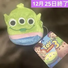 【非売品】新品未CLIOリトルグリーンメンポーチ トイストーリーボールチェーン付