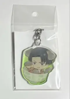 進撃の巨人 わんこめし キーホルダー リヴァイ