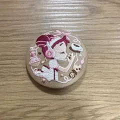 おジャ魔女どれみ　刺繍缶バッジ (どれみパティシエ服)