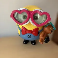 ミニオン ポップコーンバケット USJ ハート型　メガネ付き