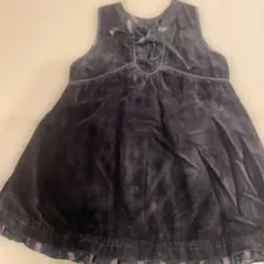 HILDE & CO. ダークブルー ジャンバースカート