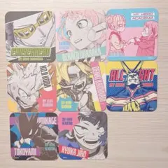 僕のヒーローアカデミア 原画展 アートコースター 8枚