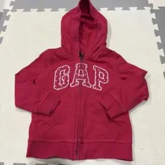 GAP 赤 ジップアップパーカー
