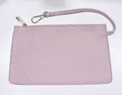 【新品未使用】FURLA 牛革ピンクポーチ