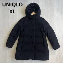 ユニクロ　シームレスダウンショートコート　ブラック　XL