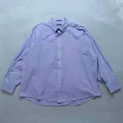 CHAPS RALPH LAUREN A0829 長袖シャツ 3XL 紫 青