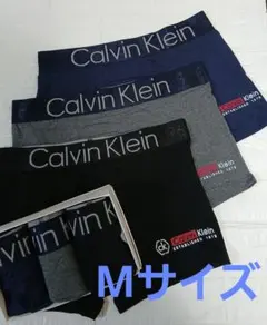 Calvin Klein　 ボクサーパンツ　Mサイズ　 3枚セット黒、グレー、紺