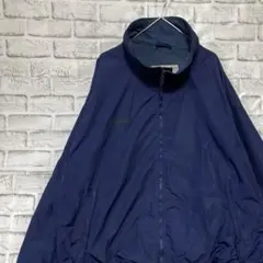 コロンビア　マウンテンパーカー中綿ネイビー2XL ロゴ刺繍アウトドア829