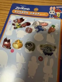 【正規品】ボンボンドロップシール　ズートピア　第一弾　使いかけ