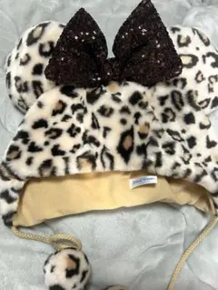 最安値 ヒョウ柄 ファンキャップ ミニー