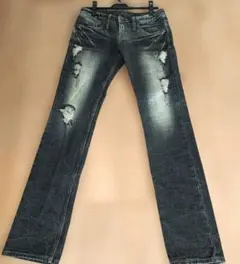 LOWBOX】Y2K 90s お兄系 フレアデニムパンツ 平成 グランジ - メルカリ