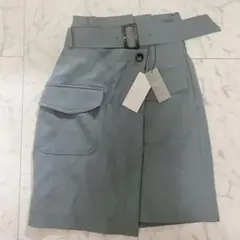 新品　平成 セシルマクビー　水色　タイトスカートのサムネイル