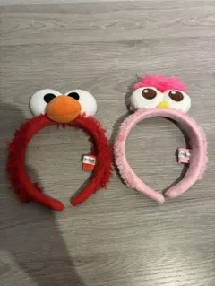 エルモ・モッピーカチューシャ2点セット