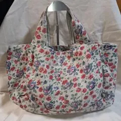 ハグオーワーリネントートバッグ新品タグ付き花柄雅姫さんクロスアンド