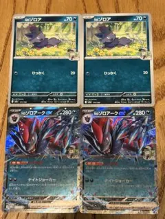 Nのゾロアークex RR 進化ライン　MEGAドリームex