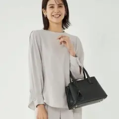 スフレット クルーネック ブラウス -green label relaxing