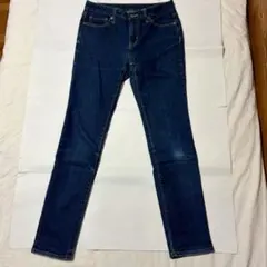 GU ジーンズ　ジーパン　パンツ　76 デニム　濃紺　レディース