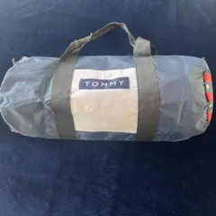 TOMMY トミー ドラムバッグ ミニボストン 星条旗柄 ネイビー 軽量