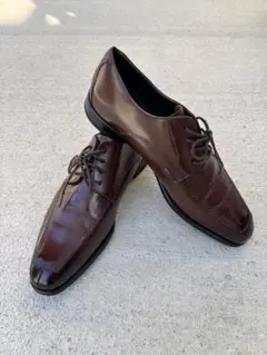 リーガル　茶色　紐　革靴