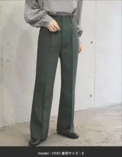 センタープレス スラックス