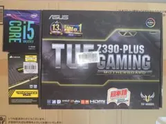 【箱付美品】Core i5 9600K & ASUS Z390 & 8GB2枚