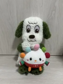 いないいないばぁ　ワンワンとぽうぽのぬいぐるみ