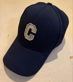 COACH ネイビー Cロゴキャップ - メルカリ