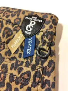 PEARLY GATES ヒョウ柄ゴルフパンツ サイズS ストレッチ素材