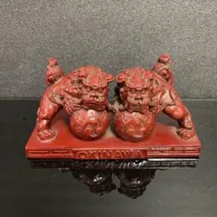 ♦︎沖縄 シーサー 置物 ペア（阿吽） 玉乗り 魔除け 縁起物 - メルカリ