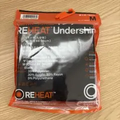 REHEAT Undershirt Mサイズ ブラック