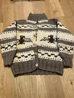 50s 100%カシミア カウチンニット インディアン柄 希少な鷲柄 カナダ製 60's 鹿柄 Cowichan Sweater / カウチンセーター ニット タロン