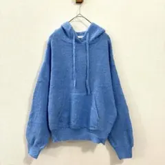 フード付きニット