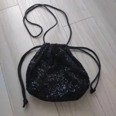 GU スパンコール きんちゃく　ショルダーバッグのサムネイル