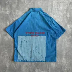 STONE ISLAND MARINA　ウォッシャブル加工　ポロシャツ　M　真贋