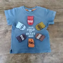 papp Tシャツ 100cm ブルー系のサムネイル