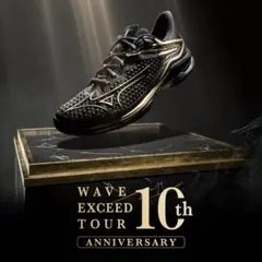 ミズノ 限定 ウエーブエクシードツアー 6AC 10th 25.5テニスシューズ