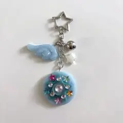 ハンドメイド　チャームストラップ　レジンキーホルダー　y2k 韓国
