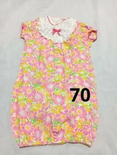 新品70サイズ綿100%2wayカバーオール