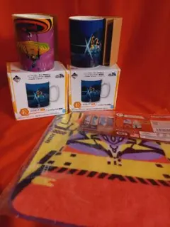 【 エヴァンゲリオン 】一番くじ E賞 マグカップ  2種まとめ タオル付き