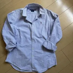 Ralph Lauren オックスフォードシャツ（パープルストライプ）