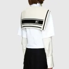 【LOW CLASSIC】SAILOR NECK WARMER - IVORY