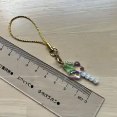 蝶と星のデザイン ストラップ