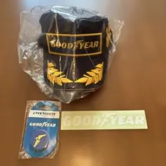 GOODYEAR キャップ ステッカー スマホポケット 3点セットのサムネイル