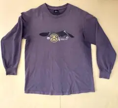 old stussy オールドステューシー ロンT Tシャツ スケボー 紺タグ