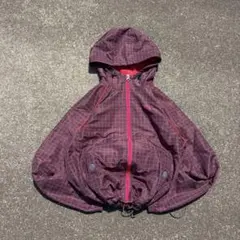 激レア　00s old puma 短丈 ナイロン ジャケット y2k チェック柄